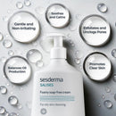 Sesderma SALISES Foamy Soap-Free Cream, Gentle Face Wash for Oily & Acne-Prone Skin, Salicylic Acid Pore Cleanser, 8.5 fl oz Infinity Warehouse