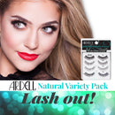 Ardell "Best of" Natural Variety Pack of False Eyelashes, 4 Pairs of Natural Fake Eyelashes Ardell