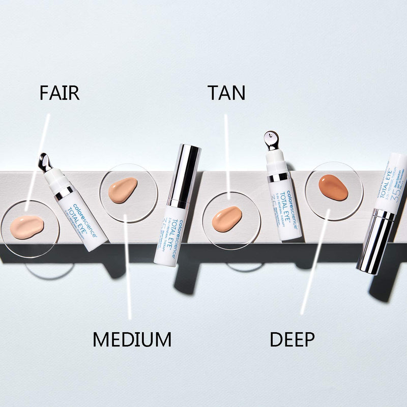 Colorescience Total Eye 3-in-1 Renewal Therapy Anti-Aging Wrinkles Dark Circles SPF 35 Luxury beauty martinandmark.com