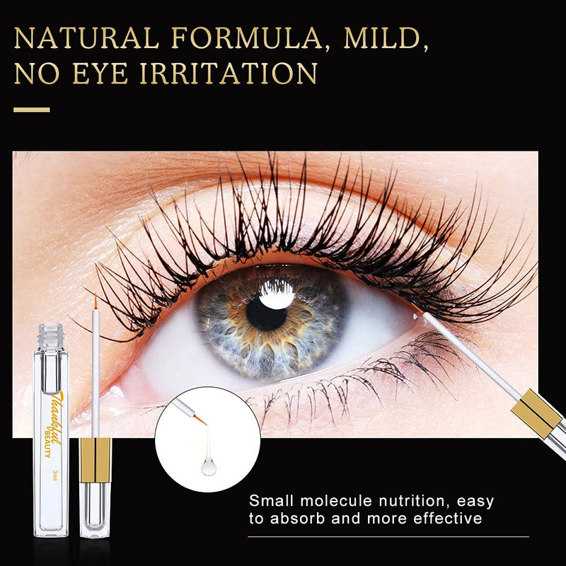 Thankful Beauty Eyelash Growth Enhancement Serum - Grow Your Lashes In Length and Thickness Beautifully Thankful Beauty