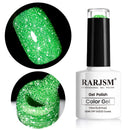 Glitter Gel Nail Polish, Gold Diamond Gelpolish Spark Shiny Nail Art Soak Off U V L E D Lacquer Gel Nail Starter Manicure Salon DIY at Home RAR82 Infinity Warehouse
