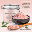 Majestic Pure Moroccan Red Clay Mud Mask and Himalayan Facial Mask Bundle - Pore Cleansing, Exfoliating and Acne Fighting Mask Package MAJESTIC PURE