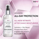 Coochy Plus Intimate Shaving Complete Kit - FRAGRANCE FREE & After Shave Protection Soothing Moisturizer Mist – Antioxidant Formula Prevents Razor Burns, Itchiness & Ingrown Hairs IntiMD