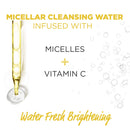 Garnier SkinActive Micellar Cleansing Water with Vitamin C, to Cleanse Skin, Remove Makeup, and Brighten Dull Skin, 13.5 Fl Oz (Packaging May Vary) Garnier SkinCare