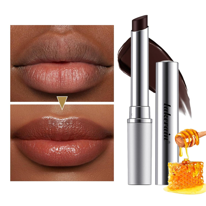 Honey Lipstick Tinted Lip Balm - Sheer Hydrating Lipstick for All Skin Tones - Moisturizing Lip Color, Nourishing Lip Balm with a Hint of Natural Black Cherry Tint Infinity Warehouse