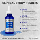 Dr. Brenner Copper Peptide Serum with GHK-Cu peptide, Argireline and Matrixyl 3000 Anti-Aging Moisturizer for Fine Lines and Skin Elasticity (1 oz.) Infinity Warehouse