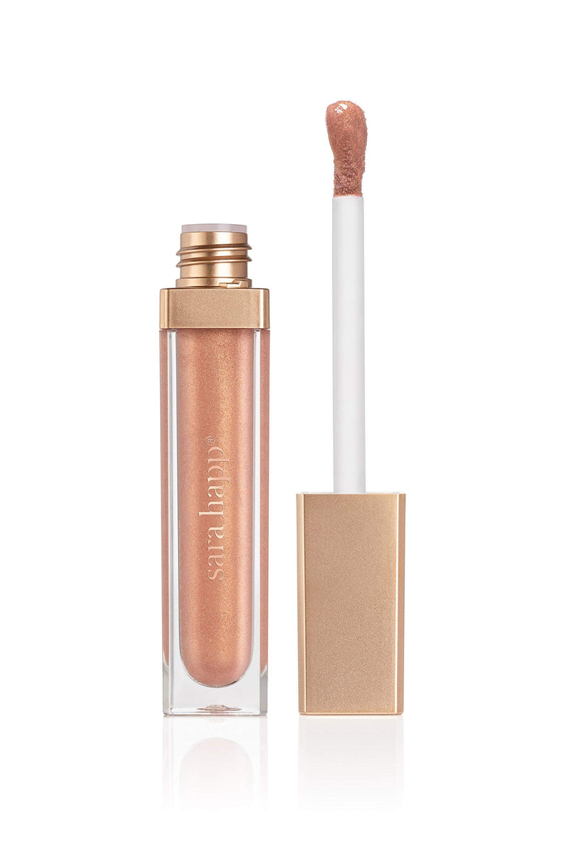 sara happ The Rose Gold Slip One Luxe Gloss: Rich, Long-lasting Lip Gloss, Heal and Soften All Day with Sheer, Reflective Shine, 0.21 oz Sara Happ
