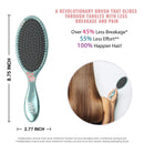 Wet Brush Disney Original Detangler Brush Princess Wholehearted - Moana, Teal - All Hair Types - Ultra-Soft IntelliFlex Bristles Glide Through Tangles with Ease Wet Brush