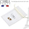 Camila Paris CP2915 French Hair Clip for Women, Small 1 inch Set of 2 Girls Hair Claw Clips Jaw Gray Gold Fashion Durable Styling Hair Accessories for Women, Strong Hold No Slip Grip, Made in France Camila