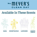 Mrs. Meyer's Clean Day Bar Soap, Use as Body Wash or Hand Soap, Cruelty Free Formula Made with Essential Oils, Rain Water Scent, 5.3 oz, 4 Bars MRS. MEYER'S CLEAN DAY
