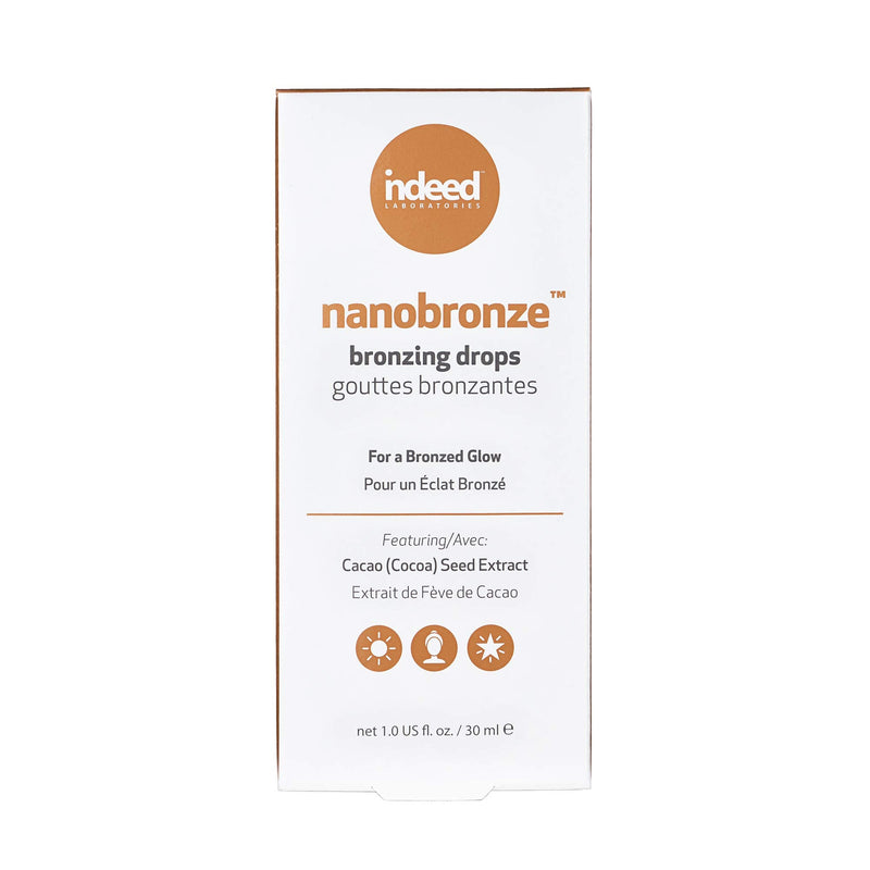 Indeed Labs Nanobronze Drops, Bronzing Drops With Hyaluronic Acid, Give Your Skin A Sun-kissed Glow, Without The Sun Or The Damage! Instantly Bronze, Blur, And Hydrate Skin With Nanobronze. 30ml INDEED