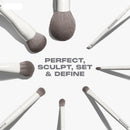 Morphe Best of Blends 8 Piece Makeup Brush Set - Face and Eye Makeup Brushes for Foundation, Concealer, Powder, Blush, Eyeshadow & Brows - Professional Brush Kit (8 ct) Infinity Warehouse