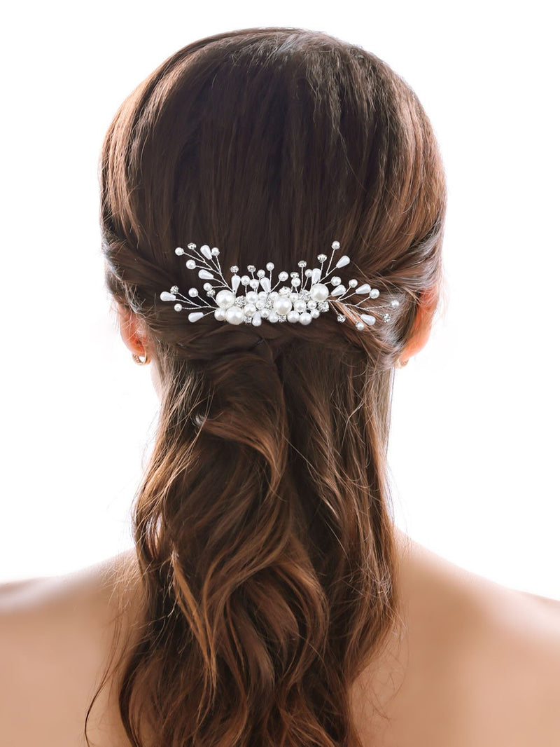 Aukmla Wedding Hair Combs Bridal Hair Accessories Decorative Headpieces for Women and Girls Aukmla