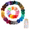 50 PCS Satin Hair Scrunchies for Curly Hair Silk Scrunchies for Hair Satin Hair Accessories for Girls Scrunchy Hair Tie Ropes for Teens Hair Accessories with Gift Bag Yanwenx