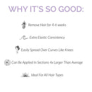 Hard Wax Beads for Hair Removal – Leg Hair Formula – Our Most Flexible Wax for Larger Applications – Works for Back - Large 1lb Refill Pearl Beans for Wax Warmers – Purple Beach Legs by KoluaWax KoluaWax