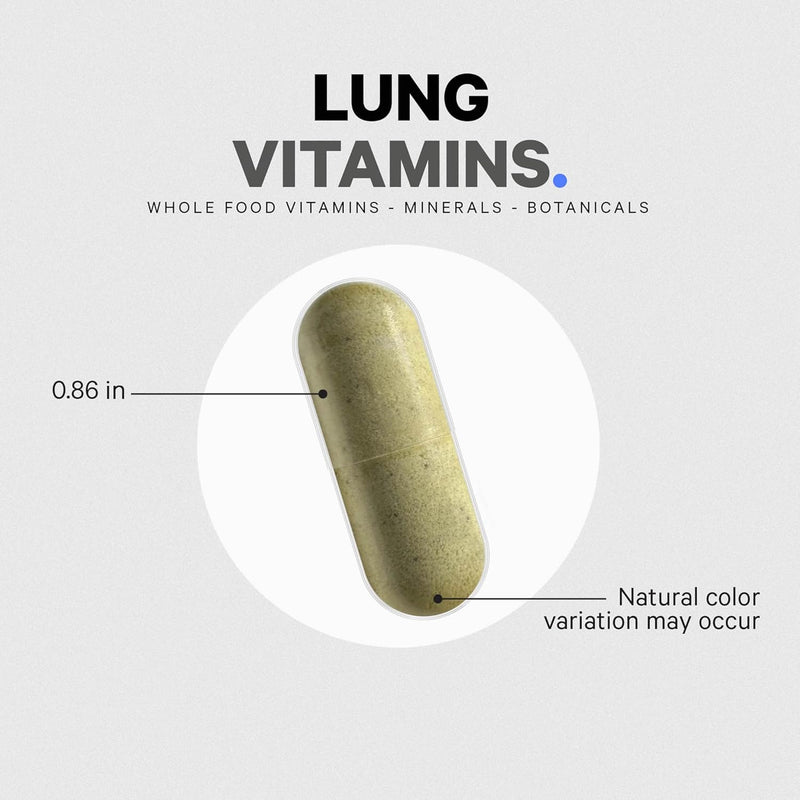 Codeage Lungs Vitamins, A, C, D, E, B6, Milk Thistle Lung Supplement, Zinc & Magnesium, Cordyceps, Reishi, Chaga, Poria, Tylophora, Ginger, Peppermint Leaf Organic Herb Cleanse - Non-GMO - 90 Capsules Infinity Warehouse