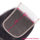 Brazilian Human Hair Closure 10inch 4x4 Loose Deep Weave Lace Closure Free Part Hand Made Loose Deep Lace Front Closure Natural Black Brazilian Virgin Hair Top Swiss Lace Closure Afrodiva