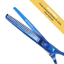 Equinox Professional Razor Edge Series - Titanium Barber Hair Thinning/Texturizing Scissors/Shears - 6.5 Inches Equinox International