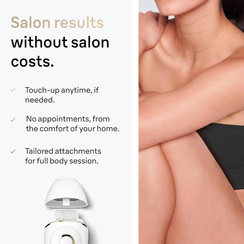Braun Smart IPL, Silk·Expert Pro 5: at Home Laser Hair Removal for Women and Men, Permanent Visible Hair Reduction in Hair Regrowth for Body & Face, Wide Head and Two Precision Heads, IPL5347 Infinity Warehouse