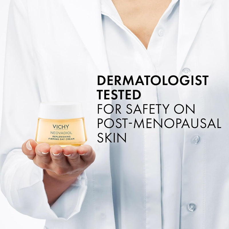 VICHY Neovadiol Replenishing Firming Day Cream for Peri-Menopause Skin, Anti-Aging Face Moisturizer for Mature Skin with Niacinamide, Omegas 3-6-9, Firming Face Cream for Post-Menopausal Women Infinity Warehouse
