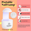Beetles Coffin Nail Tips Nail Gel Kit, 2 In 1 Nail Gel Base Coat with Long False Nail and U V LED Nail Lamp for Acrylic Nail/Dip Powder Nails/Poly Nail Extension Gel Nail Art DIY Home beetles Gel Polish