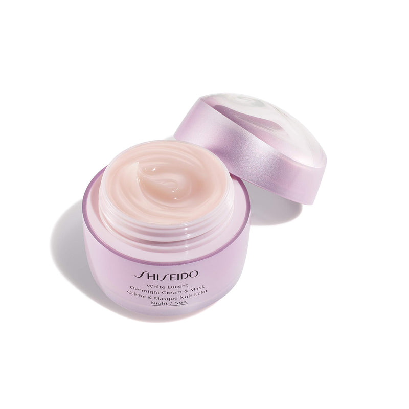 Shiseido White Lucent Overnight Cream and Mask Women Cream 2.6 oz Shiseido