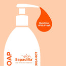 Sapadilla Sweet Lavender + Lime Biodegradable Liquid Hand Soap Pump, 12 Ounce, (Pack of 1) Sapadilla