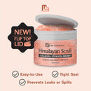 Himalayan Salt Scrub, Face, Foot, and Body Exfoliator with Collagen and Stem Cells, Exfoliating Scrub for Toning, Cellulite, and Skin Care by M3 Naturals 16 fl oz Infinity Warehouse