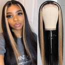 Beauty Forever Highlight Blonde TL27 Color Silk Base Fake Scalp Lace Part Wig, Straight Human Hair Wig Pre Plucked With Baby Hair Middle Part 150% Density For Black Women Beauty Forever Store