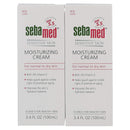 Sebamed Moisturizing Face Cream with Pump for Sensitive Skin Antioxidant pH 5.5 Vitamin E Hypoallergenic 3.4 Fluid Ounces (100mL) Ultra Hydrating Dermatologist Recommended Moisturizer (Pack of 2) SEBAMED