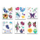 Crenstone Glitter Tattoos ~ 50 Dazzling Designs ~ Hearts, Butterflies, Flowers, and More! Crenstone