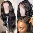 ISEE Hair Lace Front Wigs Human Hair 9A Body Wave 4X4 Lace Closure Human Hair Wigs For Black Women 150% Density Pre Plucked 4X4 Closure Lace Front Wigs with Baby Hairs Natural Color (26'') ISEE Store