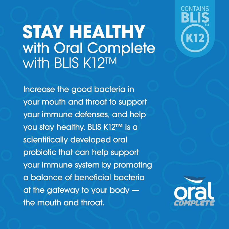 Oral Complete 11-in-1 Dental Probiotics, Bad Breath Treatment Halitosis Tonsil Stone with Non-GMO with BLIS K12, Ashwagandha and Collagen, 120 Capsules Infinity Warehouse