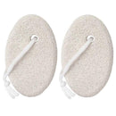 Natural Pumice Stone for Feet, Borogo 2-Pack Lava Pedicure Tools Hard Skin Callus Remover for Feet and Hands - Natural Foot File Exfoliation to Remove Dead Skin, Heels, Elbows, Hands Borogo