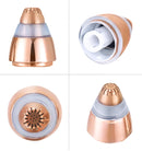 Eyebrow Hair Remover Replacement Heads Compatible with Finishing Touch Flawless Brows Eyebrow Facial Hair Removal Tool for Women, Rose Gold - 2 Count Hippie Hype