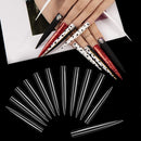 Beetles Extra Long Stiletto Nail Tips, 120Pcs Acrylic Sharp Fake Nail Tools Kit Clear Nail Artificial Press on False Nail for DIY Nail Salon Manicure, 12 Size beetles Gel Polish Store