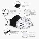 The Honest Company Reusable 100% Cotton Cloth Face Masks, Pattern Play Adult, 2 Count The Honest Company Store
