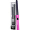 Herstyler Grande Pink Curling Iron and V Comb Straightening Comb (Black) Set HerStyler