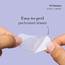 Rael Miracle Large Spot Control Cover - Long Size, Hydrocolloid Strip for Breakouts, Extra Coverage Acne Patch (10 Count) Rael