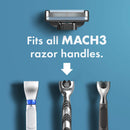 Gillette Mach3 Mens Razor Blade Refills, 15 Count, Designed for Sensitive Skin Gillette