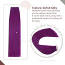 Ugeat Real Human Hair Extensions Tape in 12 inch Glue on Hair Extensions Remy Human Hair Extensions