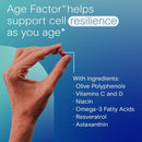 One A Day Age Factor Cell Defense-Cell Health Supplement to Support Healthy Aging Journey, Cell Health Support for Adults, with Olive Polyphenols, Resveratrol, Vitamin B3 (Niacinamide), 30 Softgels Infinity Warehouse