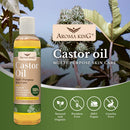 Aroma King - 100% Pure Castor Oil - Use on Face, Skin or Hair - 118 ml aroma king