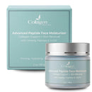 GHK-Cu Copper Peptide Face Cream with CoQ10 & Collagen – Hydrating & Firming Daily Moisturizer for Mature, Dry Skin, infused with Centella Asiatica (2 oz) Infinity Warehouse