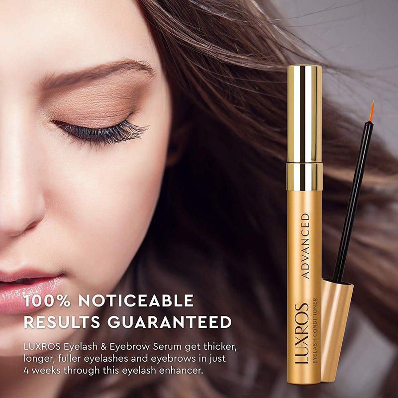 Eyelash & Eyebrow Serum - Eyelash Growth Serum to Grow Lashes - Eyelash Enhancer - Eyebrow Serum Rapid Growth - Thicker, Stronger, Healthier Lashes & Brows 5ml LUXROS