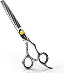 Professional Hair Thinning Scissors 6.5 Inches ULG Blending Teeth Shears Texturizing Haircut Scissors Japanese Stainless Steel with Adjustable Tension Screw for Salon Barber Hairdresser ULG Store