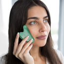 Gua Sha Massage Tool for Facial and Body Massage, Jade Gua Sha Tool Green Aventurine, Gua Sha Stones and Lymphatic Drainage Tool INOTKA