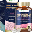 Vaginal Probiotics for Vaginal Moisturizer, pH, Odor, Flora, Hormones, Comfort, Mood & Relaxation, 30-in-1 Vaginal Moisture Plus with Slippery Elm Bark, Hyaluronic Acid, Fenugreek for Women - 120 Caps Infinity Warehouse