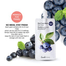 Look At Me Mud Mask Minis (2-Pack) Blueberry, Korean Beauty Face Mask with Kaolin and Bentonite Clay, Korean Skin Care - Pore Minimizer Brightening Mask, Hydrating Facial Mask (Up to 4 Uses Per Pack) LOOKATME