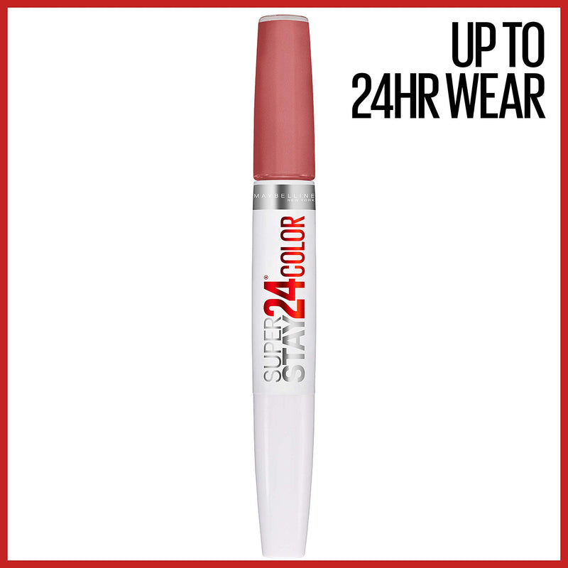 Maybelline SuperStay 24, 2-Step Liquid Lipstick, Frosted Mauve Maybelline New York
